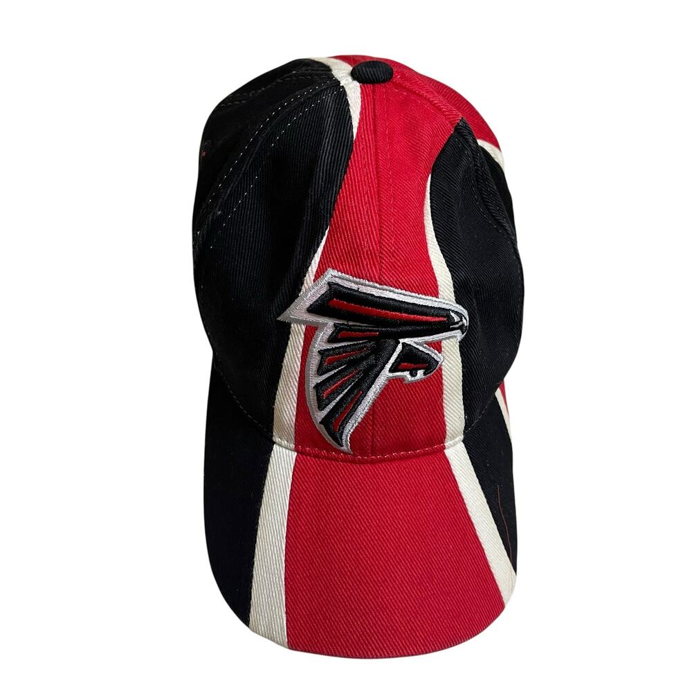 Y2K Atlanta Falcons Logo Big Swirl Hat Reebok Equipment NFL